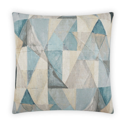 D.V. KAP HOME   24" x 24" Trent Pillow - Sky Abstract, Modern    - 3614-S-2424