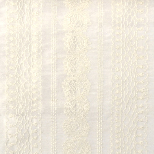 Duralee Monogram 500086H | 84-Ivory  Drapery     - 361413