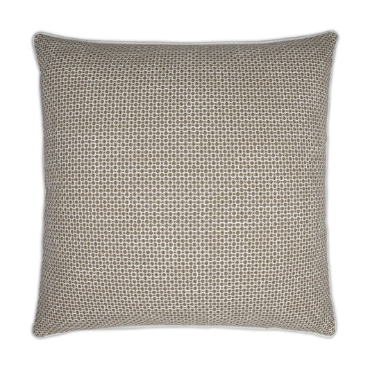 D.V. KAP HOME   24" x 24" Kristal Pillow - Mushroom Farmhouse, Traditional    - 3615-M-2424