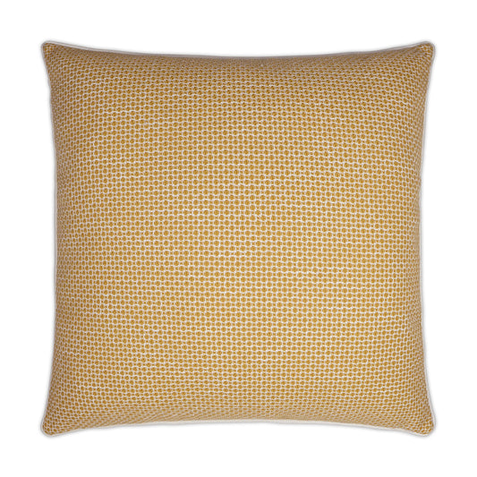 D.V. KAP HOME   24" x 24" Kristal Pillow - Saffron Farmhouse, Traditional    - 3615-S-2424