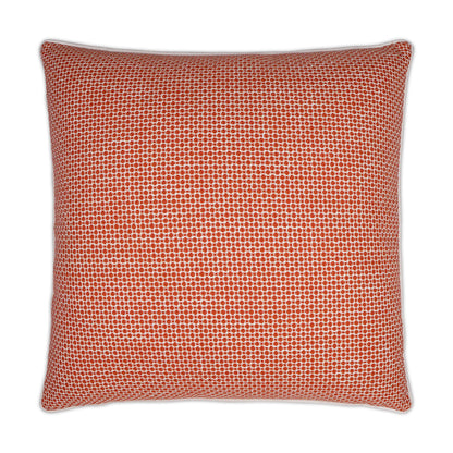D.V. KAP HOME   24" x 24" Kristal Pillow - Tomato Traditional    - 3615-T-2424