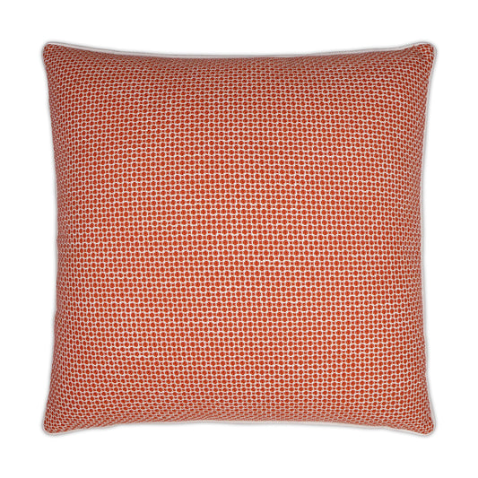 D.V. KAP HOME   24" x 24" Kristal Pillow - Tomato Traditional    - 3615-T-2424