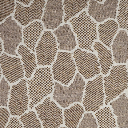 D.V. KAP HOME   24" x 24" Masai Pillow - Bark Global, Modern, Animal    - 3617-B-2424