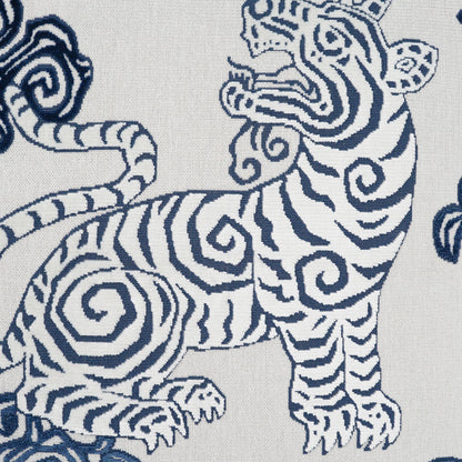 D.V. KAP HOME   24" x 24" Akbar Pillow - Blue Novelty    - 3622-B-2424