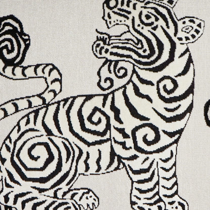 D.V. KAP HOME   24" x 24" Akbar Pillow - Tuxedo Novelty    - 3622-T-2424