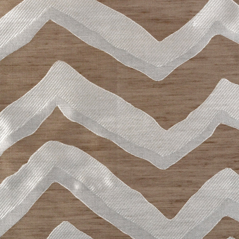 Duralee Monogram 500080H | 718-Cocoa/Silve  Drapery     - 362424