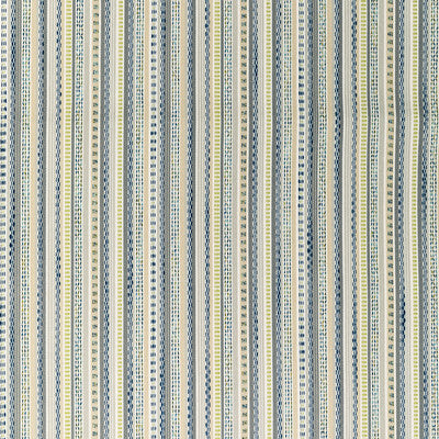 KRAVET CONTRACT CRYPTON STRIPES GREY,BLUE,CELERY   - 36264.511.0