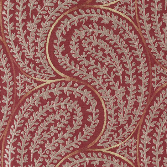 Duralee Monogram 800303H | 9-Red  Drapery     - 362677