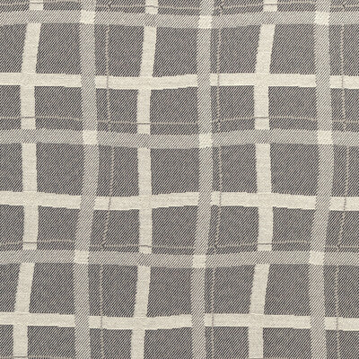 KRAVET CONTRACT CRYPTON PLAID / CHECK GREY,WHITE,CHARCOAL   - 36273.11.0