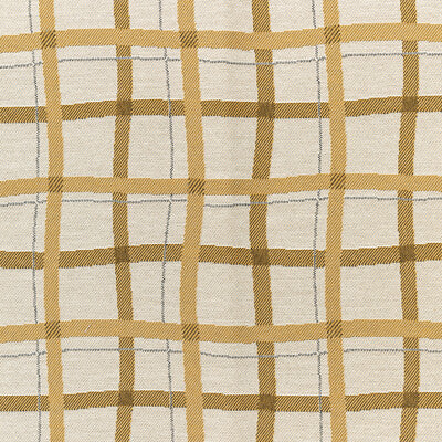 KRAVET CONTRACT CRYPTON PLAID / CHECK GOLD,IVORY,YELLOW   - 36273.4.0