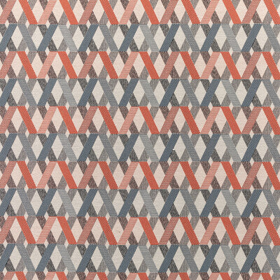 KRAVET CONTRACT CRYPTON GEOMETRIC ORANGE,SLATE,BLUE   - 36276.512.0