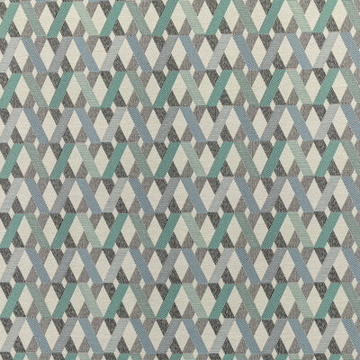 KRAVET CONTRACT CRYPTON GEOMETRIC BLUE,BLACK,WHITE   - 36276.815.0