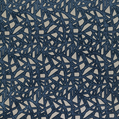 KRAVET DESIGN  TEXTURE DARK BLUE,INDIGO,SILVER   - 36277.5.0