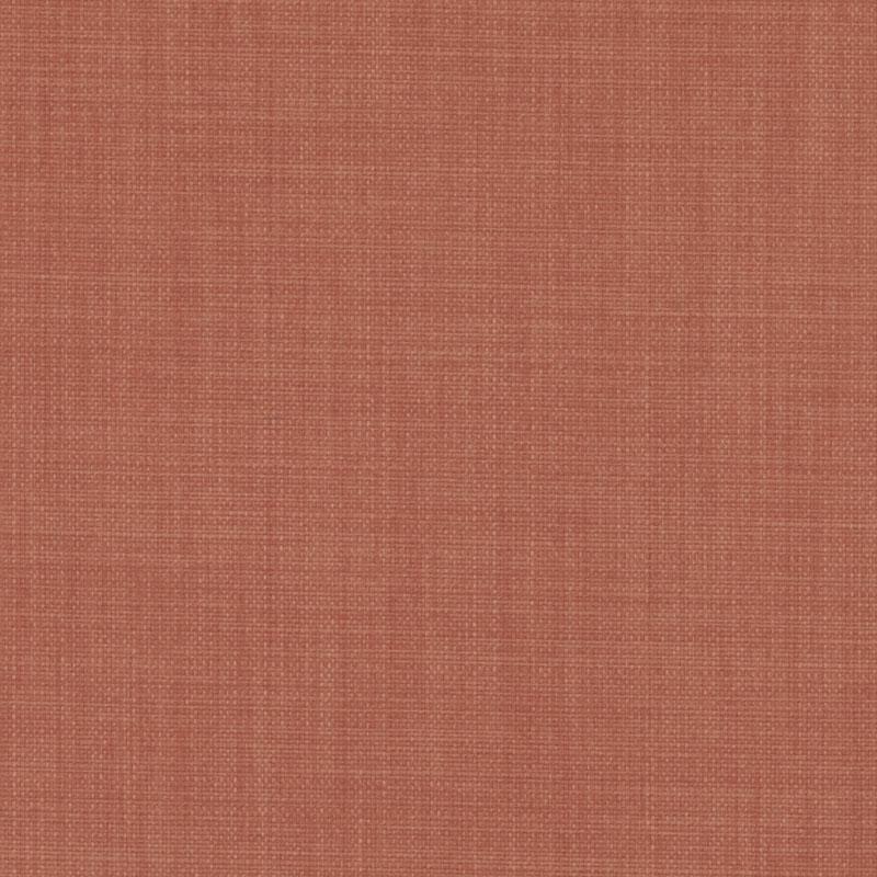 Burnt orange linen fabric swatch with tight weave texture and subtle crosshatch.