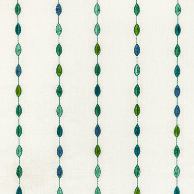 KRAVET DESIGN EMBROIDERY  GREEN,TEAL,   - 36315.353.0