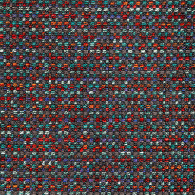 KRAVET CONTRACT CHENILLE  BLACK,TURQUOISE,RED   - 36324.810.0