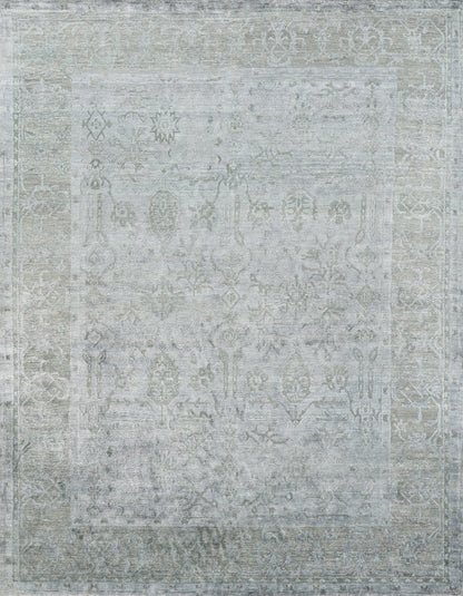 EXQUISITE RUGS OUTLET  Antique'd Silk Indoor Hand Knotted    - 3632-6'6"X10'6"