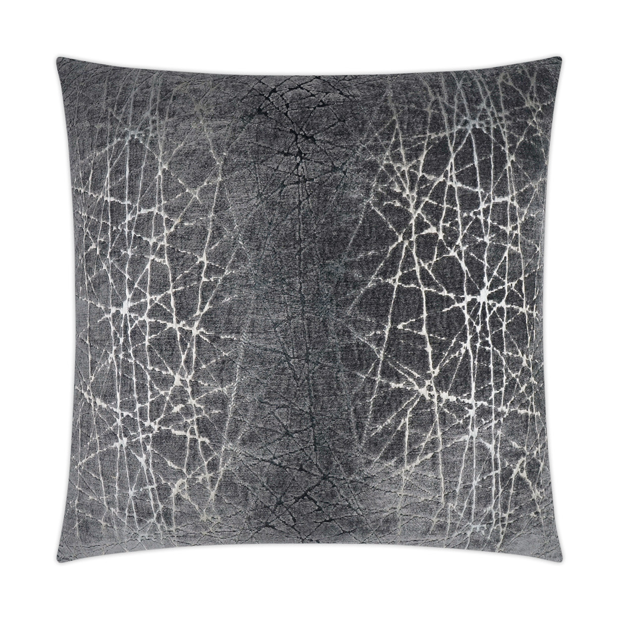 D.V. KAP HOME   24" x 24" Questa Pillow - Caviar Glam, Abstract, Transitional    - 3633-C-2424