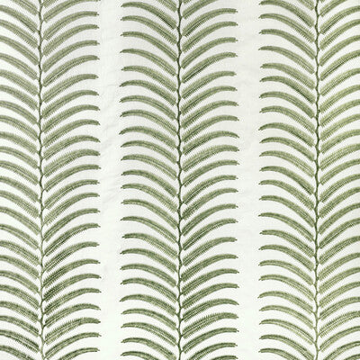 KRAVET COUTURE EMBROIDERY TROPICAL WHITE,GREEN,GREEN   - 36344.3.0