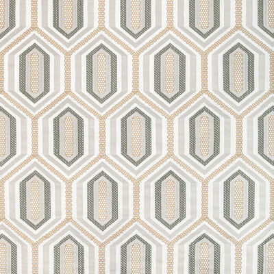 KRAVET COUTURE EMBROIDERY GEOMETRIC GREY,BEIGE,LIGHT GREY   - 36368.1611.0