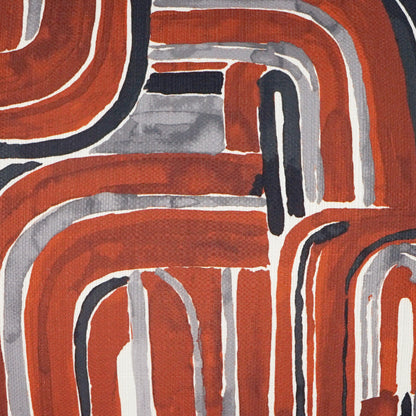 D.V. KAP HOME   24" x 24" Bender Pillow - Cinnabar Modern, Abstract    - 3638-C-2424