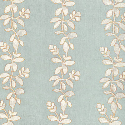 KRAVET COUTURE EMBROIDERY BOTANICAL & FLORAL BLUE,BEIGE,IVORY   - 36380.1615.0