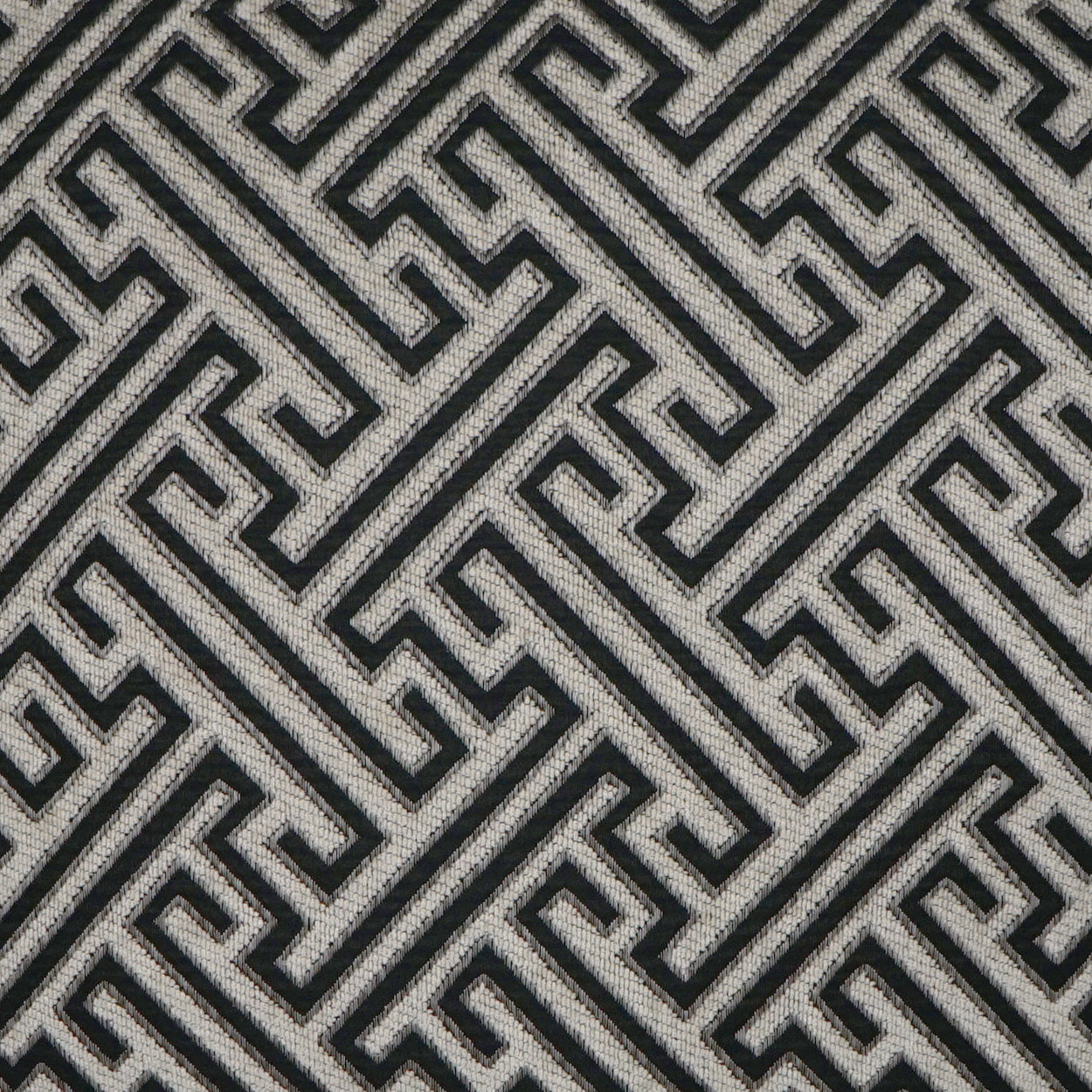 D.V. KAP HOME 3641-YARD Parthenon Fabric Global Black, Grey - Partheno ...