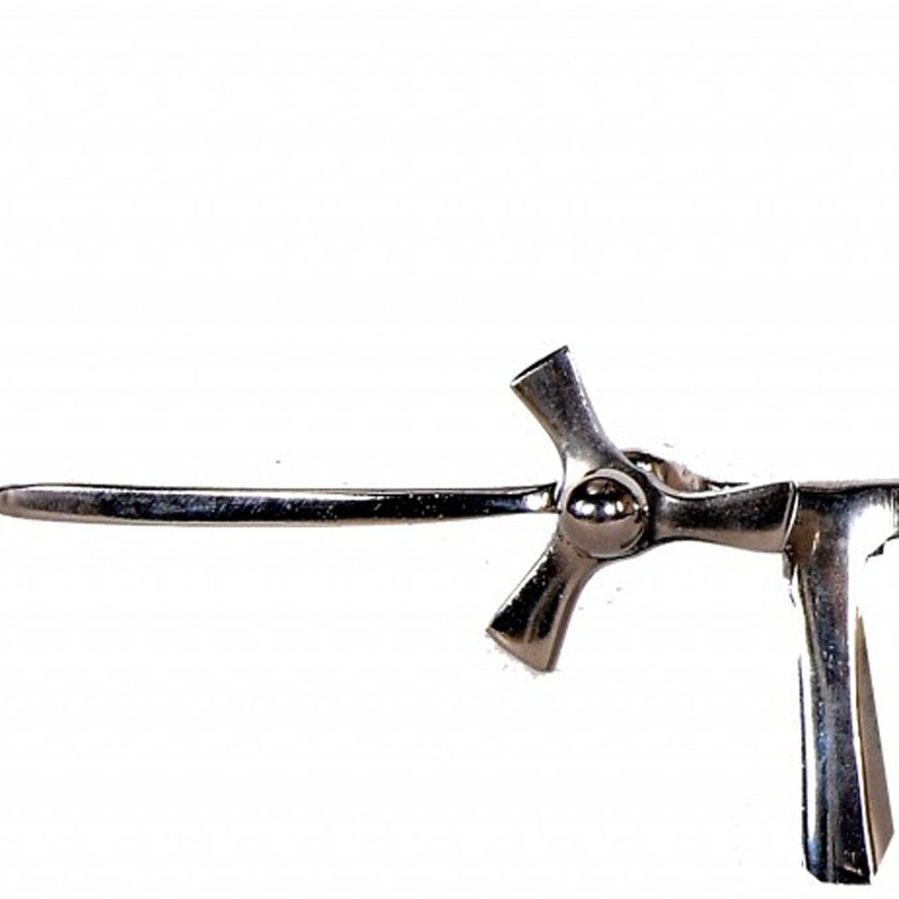 3" Novelty Nickel Metal And Glass Analog Wall Clock