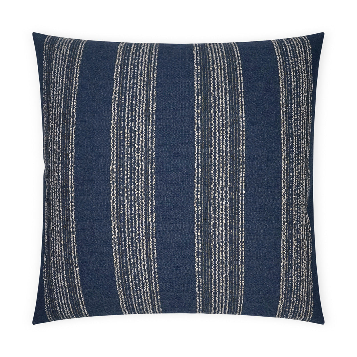 D.V. KAP HOME   24" x 24" Farkle Pillow - Navy Global    - 3644-N-2424