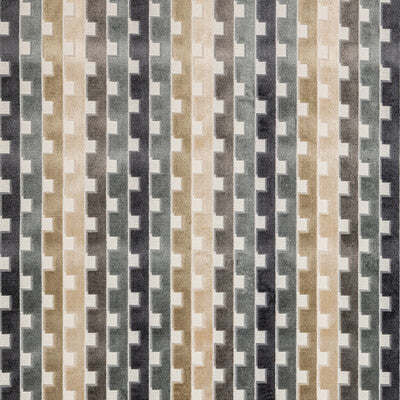 KRAVET DESIGN VELVET SMALL SCALE GREY,IVORY,BEIGE   - 36450.1611.0