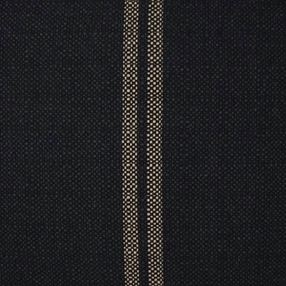 D.V. KAP HOME   24" x 24" Vendella Pillow - Black Global, Farmhouse    - 3648-B-2424