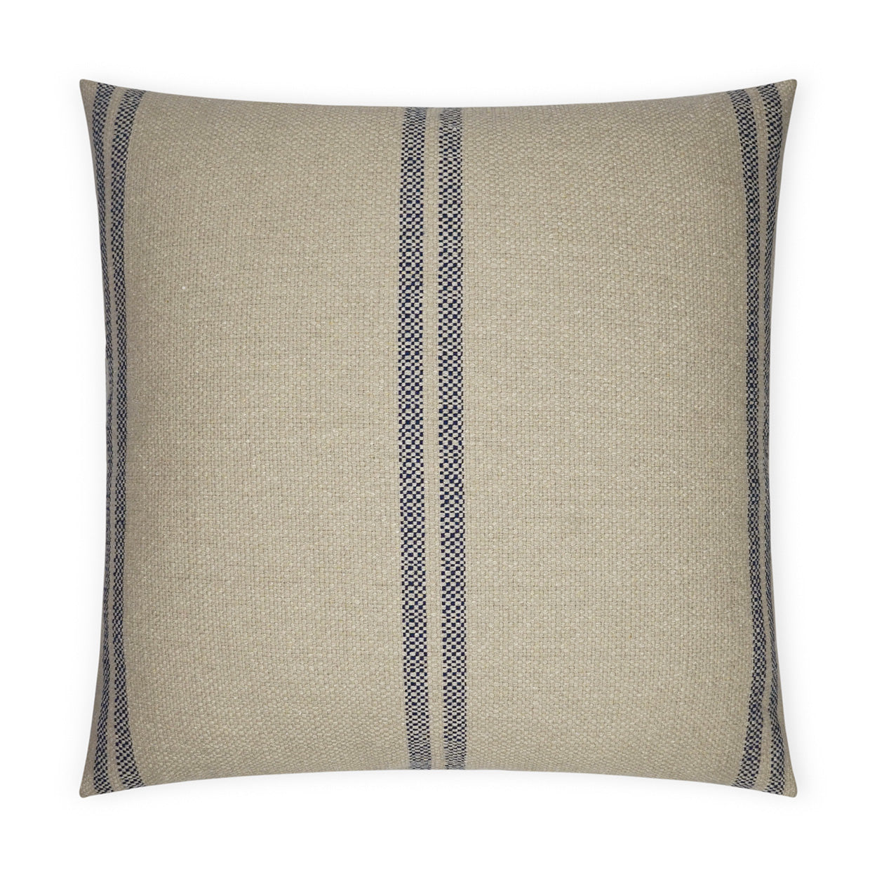 D.V. KAP HOME   24" x 24" Vendella Pillow - Jute Global, Farmhouse    - 3648-J-2424