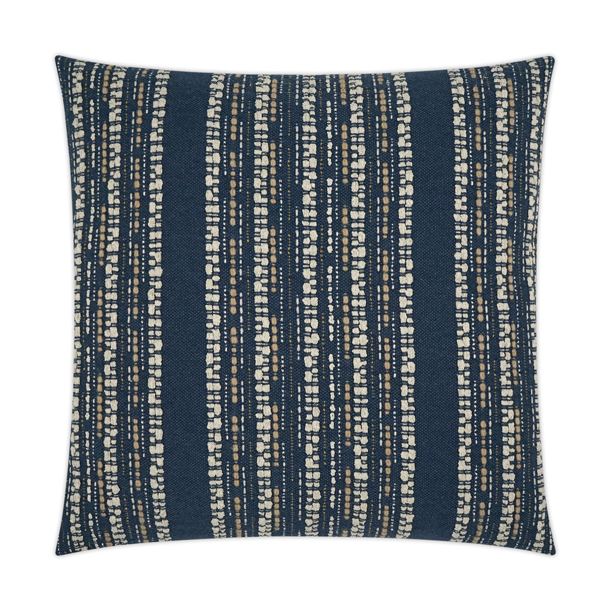 D.V. KAP HOME   24" x 24" Kyra Pillow - Navy Global    - 3649-N-2424