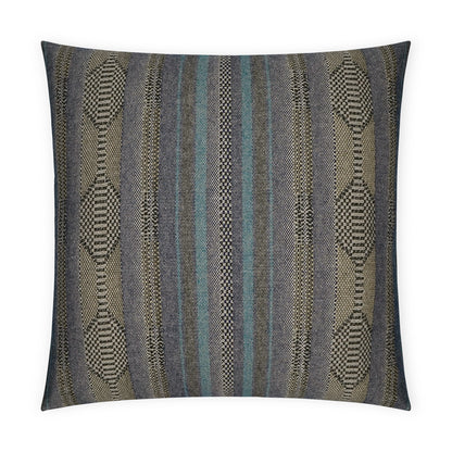 D.V. KAP HOME   24" x 24" Hours Pillow - Navy Global    - 3651-N-2424