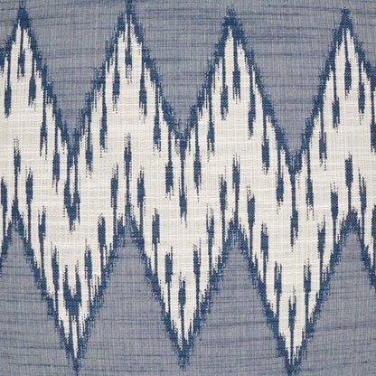 D.V. KAP HOME   24" x 24" Caccini Pillow - Indigo Global, Chevron    - 3653-I-2424