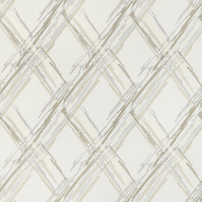 KRAVET BASICS EMBROIDERY GEOMETRIC GOLD,SILVER,BEIGE   - 36538.1611.0