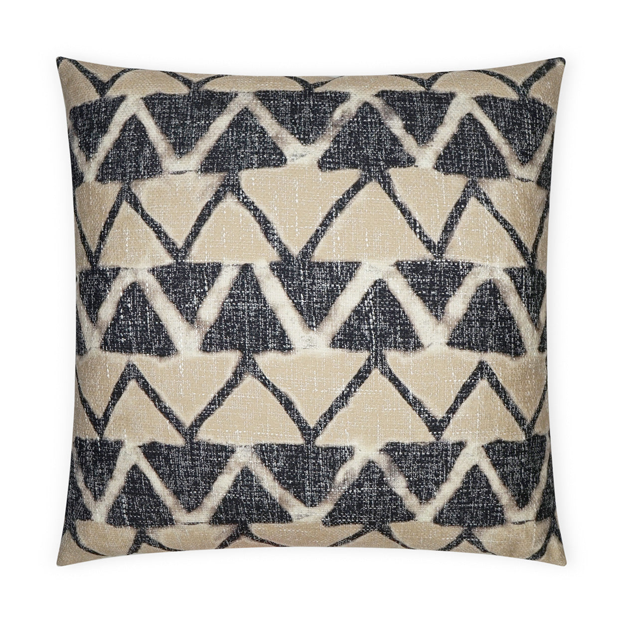 D.V. KAP HOME   24" x 24" Farahan Pillow - Night Global, Chevron    - 3654-N-2424