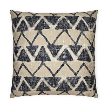 D.V. KAP HOME   24" x 24" Farahan Pillow - Night Global, Chevron    - 3654-N-2424