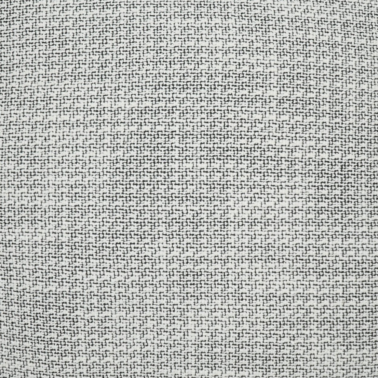 Gray tweed fabric with a speckled black and cream weave; textured pillow cover.