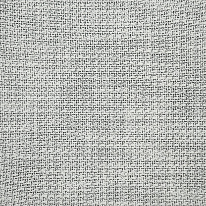 Gray tweed fabric with a speckled black and cream weave; textured pillow cover.