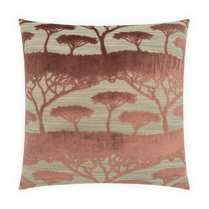 D.V. KAP HOME   24" x 24" Raintree Pillow - Rose Transitional, Floral    - 3657-R-2424