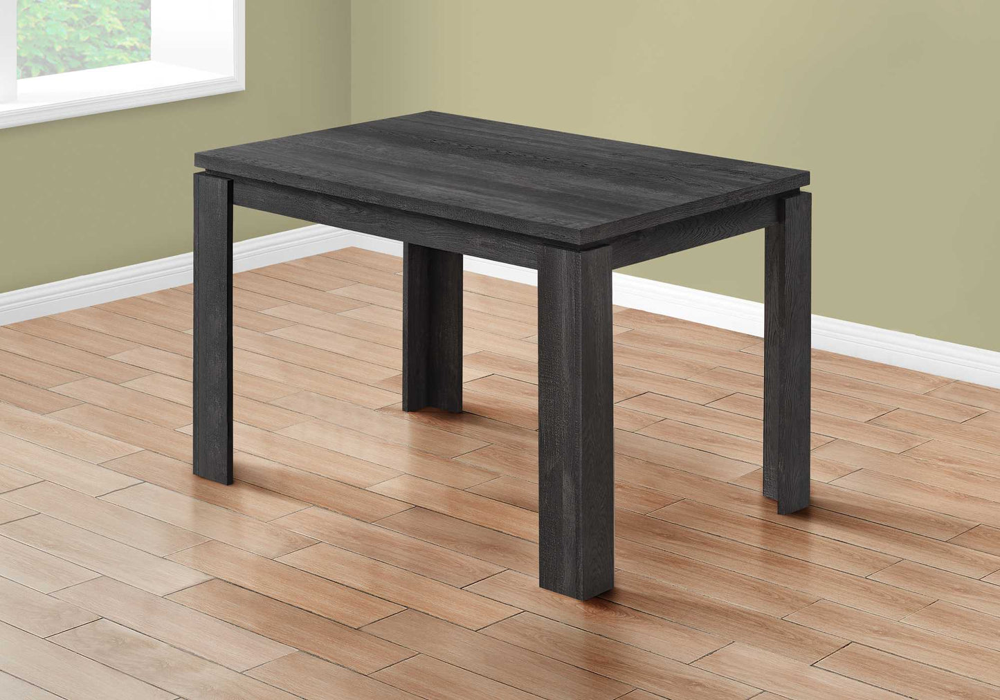 47" Black Dining Table