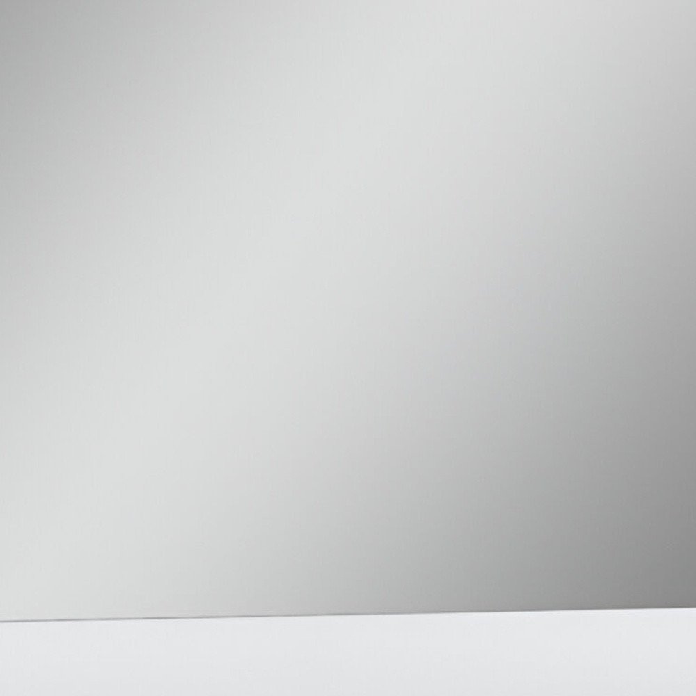 45" White Wood Framed Mounted Dresser Mirror