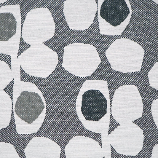 D.V. KAP HOME 3665-T-YARD Caprioni Fabric - Tuxedo Abstract, Modern  Grey   - Caprioni