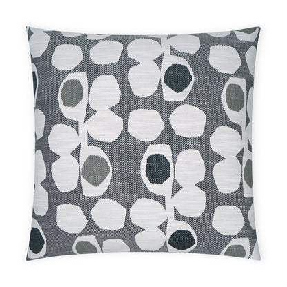 D.V. KAP HOME   24" x 24" Caprioni Pillow - Tuxedo Abstract, Modern    - 3665-T-2424