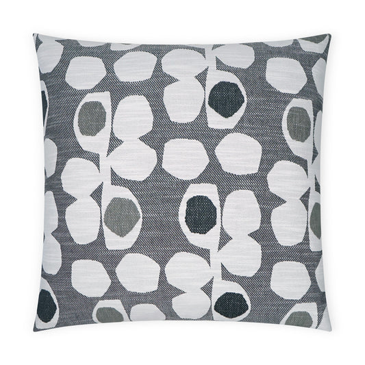 D.V. KAP HOME   24" x 24" Caprioni Pillow - Tuxedo Abstract, Modern    - 3665-T-2424