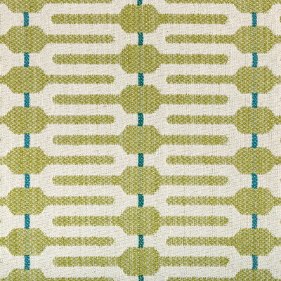 KRAVET DESIGN  GEOMETRIC GREEN,TEAL,   - 36681.335.0