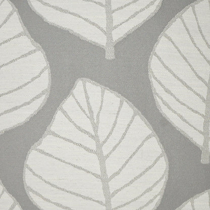 D.V. KAP HOME   24" x 24" Mamie Pillow - Ash Floral, Transitional    - 3669-A-2424