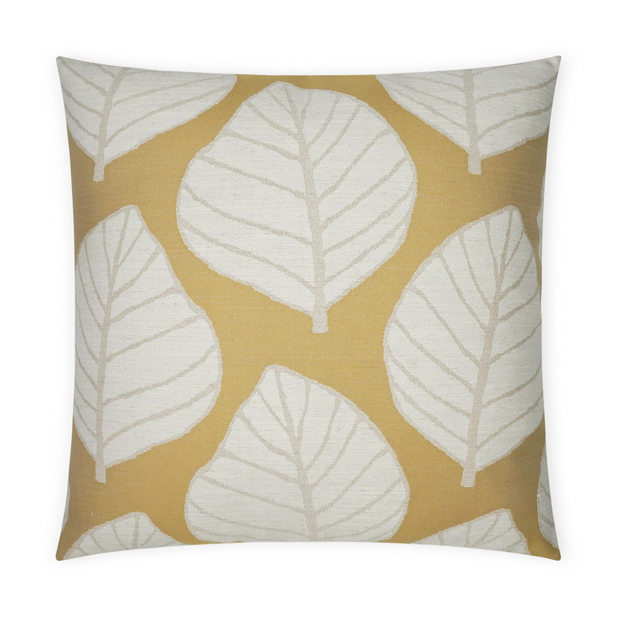 D.V. KAP HOME   24" x 24" Mamie Pillow - Citron Floral, Transitional    - 3669-C-2424