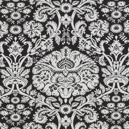 Duralee 71104 | 295-Black/White  Upholstery     - 367011